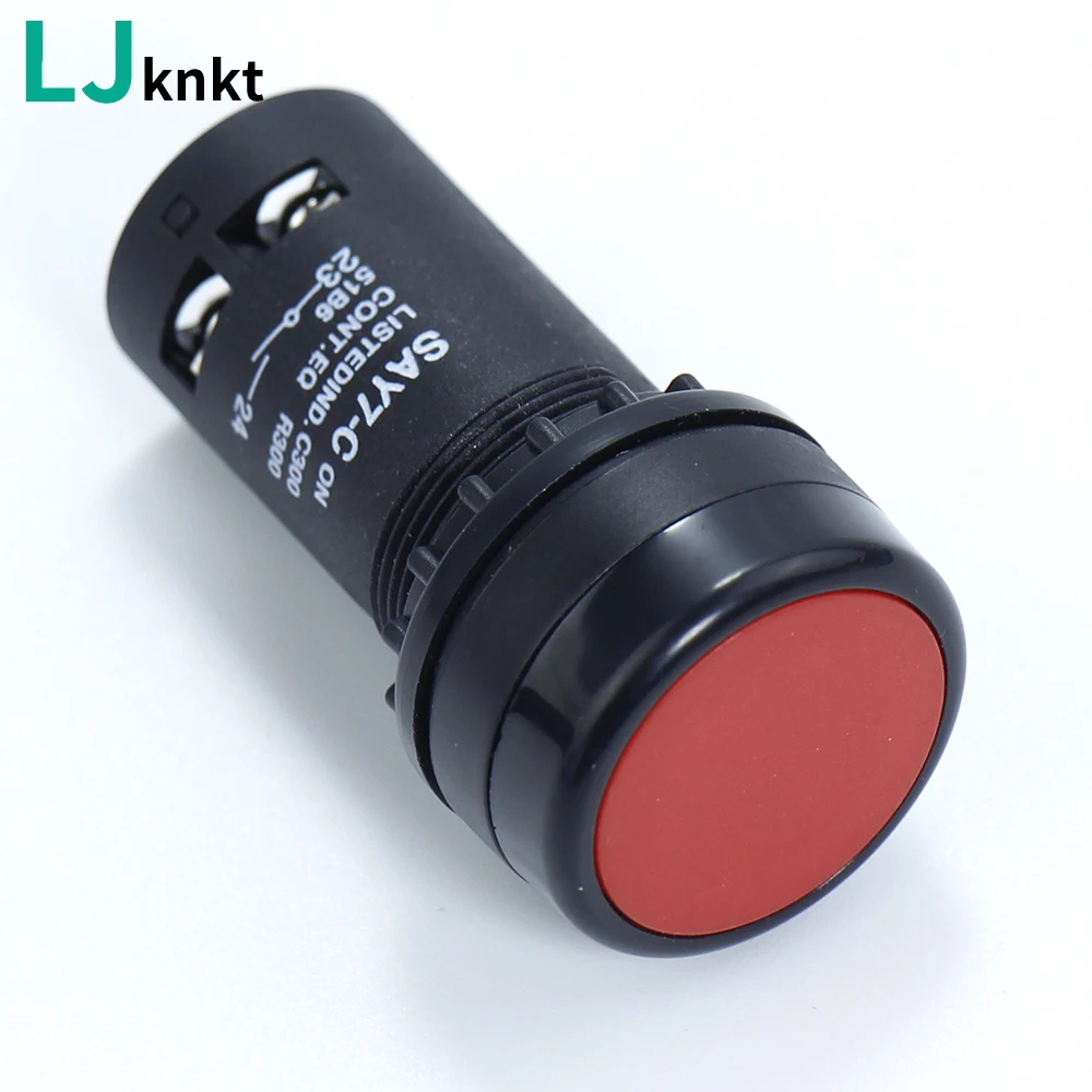 22 мм кнопочный переключатель мгновенного автоматический сброс кнопка без