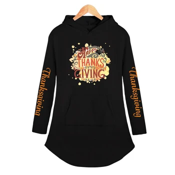 

thanksgiving day 2D2019 Women Streetwear Tie Collar Sweatshirt Hoodies Solid Women Pullover Sweatsuit harajuku