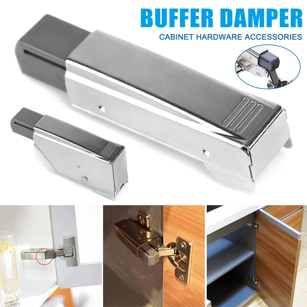 Straight Arm Full Overlay Hinge for Doors Nickel Finish Automatically Adjust Stainless Steel In Stock