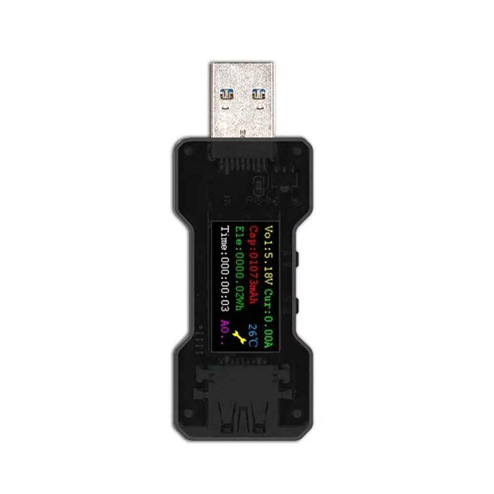 FNB18 usb-тестер DC Цифровой Напряжение счетчик; Амперметр; вольтметр Amperimetro Ампер детектор напряжения Мощность банк Зарядное устройство индикатор
