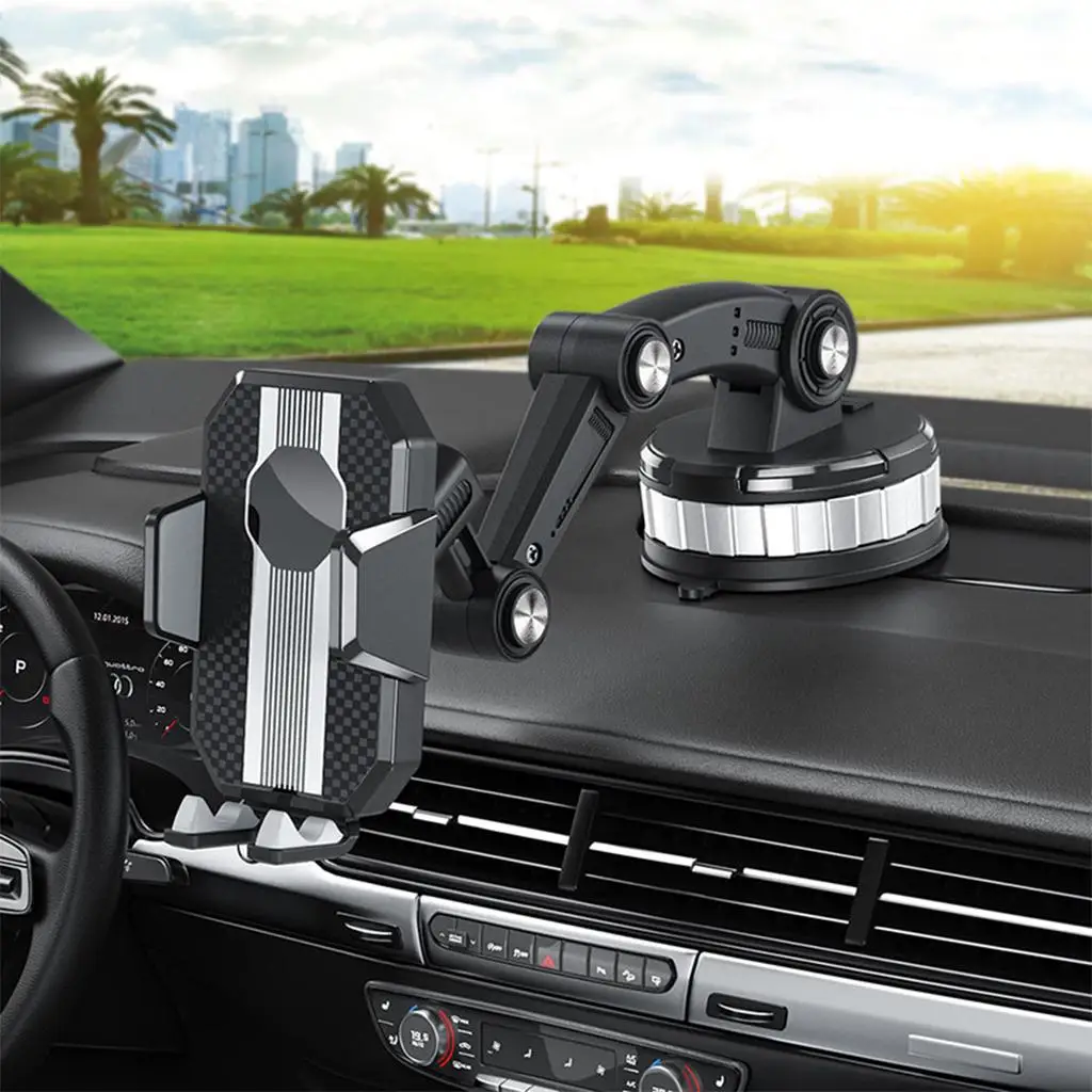 360° Cell Phone Holder for Car Dashboard Universal Suction Cup Type Windshield Mount Desk Stand black Carrier | Автомобили и