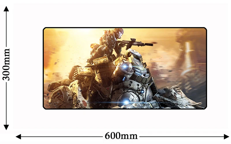 600*300 мм замок игровой titanfalks ноутбук стол компьютерный коврик для мыши геймерская клавиатура подушка для игр офисный планшет коврик для мыши коврик