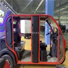 JIAKUMA Adult  Electric Motorcycle 6 Passenger Customer Transportation Tricycle