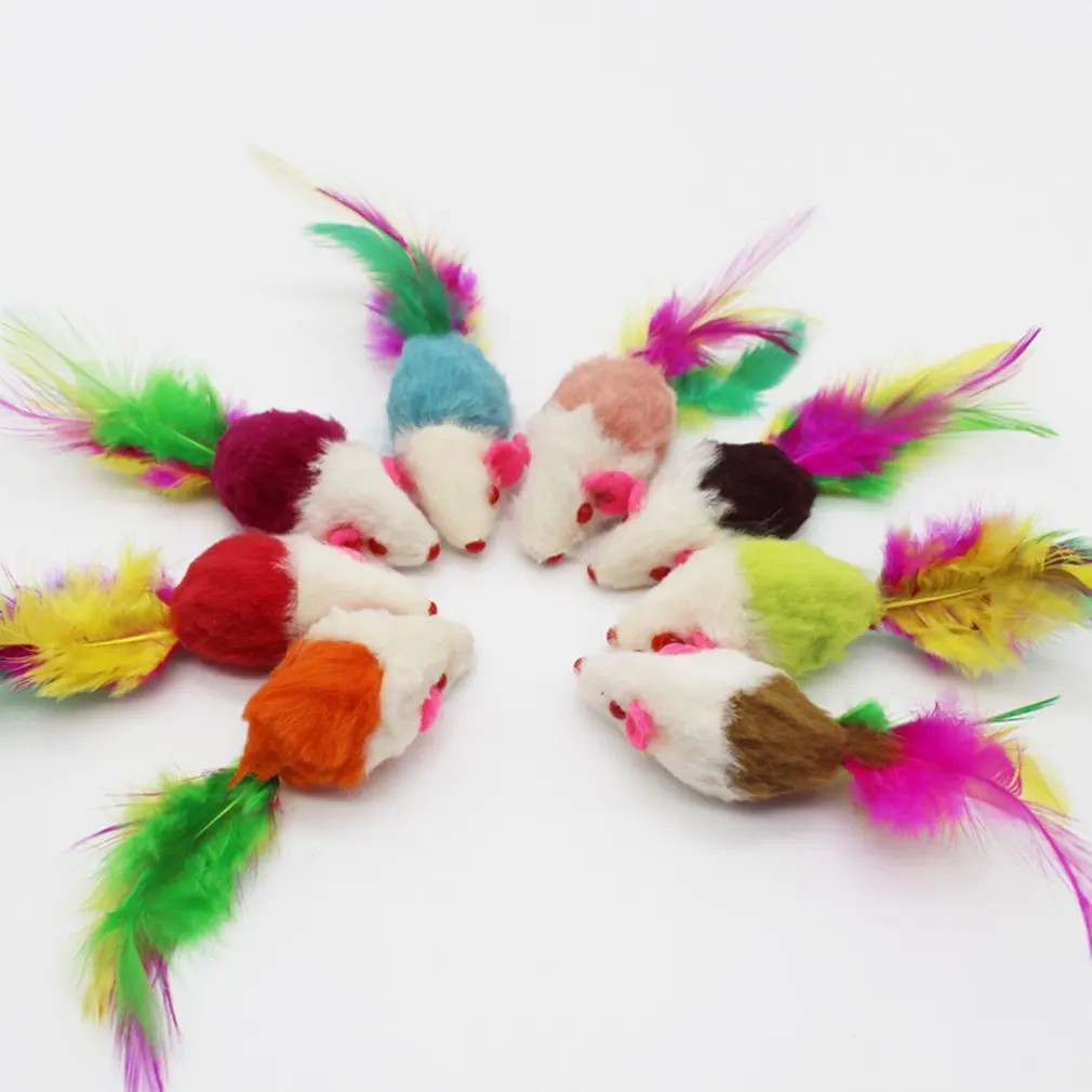 The Cat Supplies Pet Cat Tease Clockwork Mouse And Little Mouse Mouse Plush toy