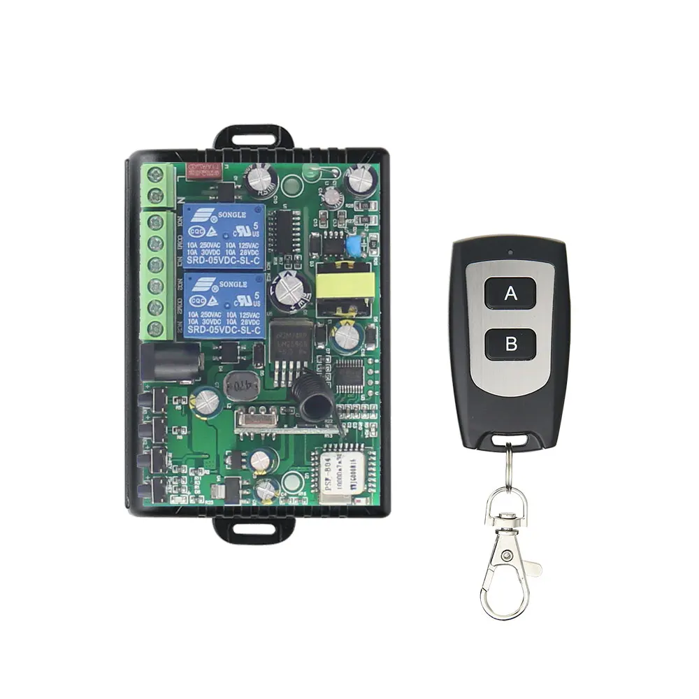 wifi-2202-fsAB EWeLinK приложение smart life AC220V DC7-36V 433 МГц 2 банды wifi переключатель с пультом дистанционного управления вентилятор, Телевизор, вытяжной вентилятор, DIY - Цвет: wifi-2202-fsAB