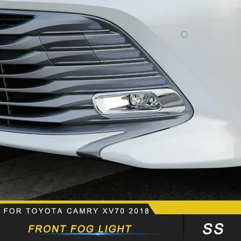 

Car Auto Front Fog Light Ring Cover Sticker Accessories for Toyota Camry XV70 2017-2020