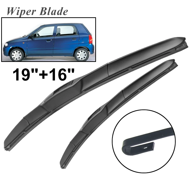 

Okowiper RHD & LHD Front Wiper Blades For Suzuki Alto MK3 1994 - 2002 Windshield Windscreen Front Window 19"+16"