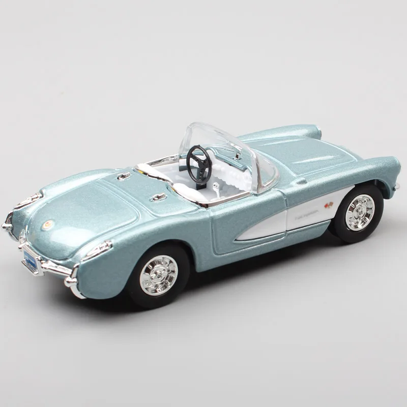 1:43 Масштаб классический ретро 1957 Chevrolet Corvette C1 chevy Vette литье под давлением автомобиль игрушка модель миниатюры детский сувенир