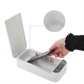 

New Type Cleaning Up To 99.9% Portable UV Microbiological Cleaner Box Storage USB Home Car Accessories With USB Cable