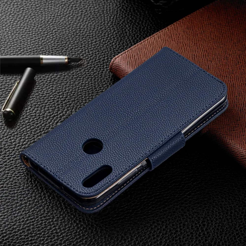 Huawei Y6(2019) Flip case on for Huawei Y6 2019 cover pu leather book wallet coque for Huawei Y 6 2019 Y6 Prime 2018 phone case silicone case for huawei phone