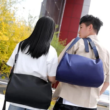 

Women Men Unisex Travel Bag Handbag Beach Shoulder Bag Crossbody Bag PU Large Capacity Fashion Couples Duffel Package HOT SALE