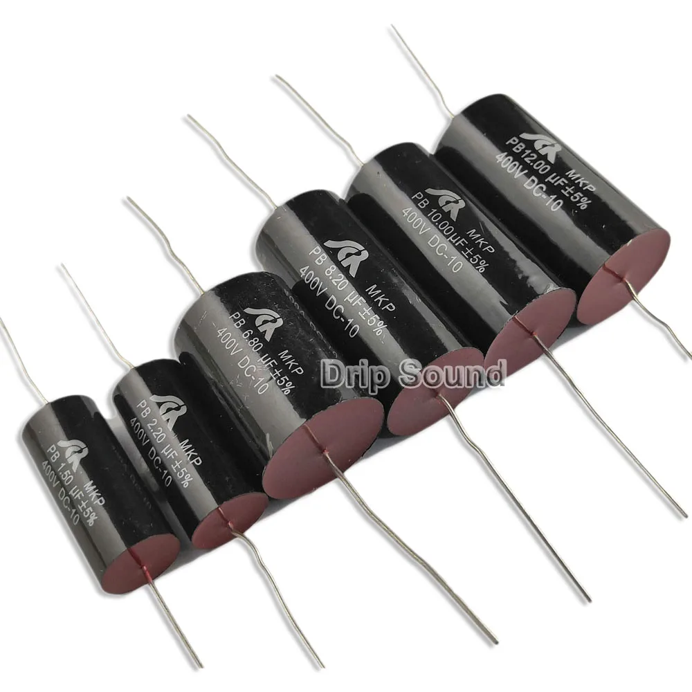 10pcs 6.8uf 400v MKP Crossover Membrane Polypropylene Non-Polarized Capacitors