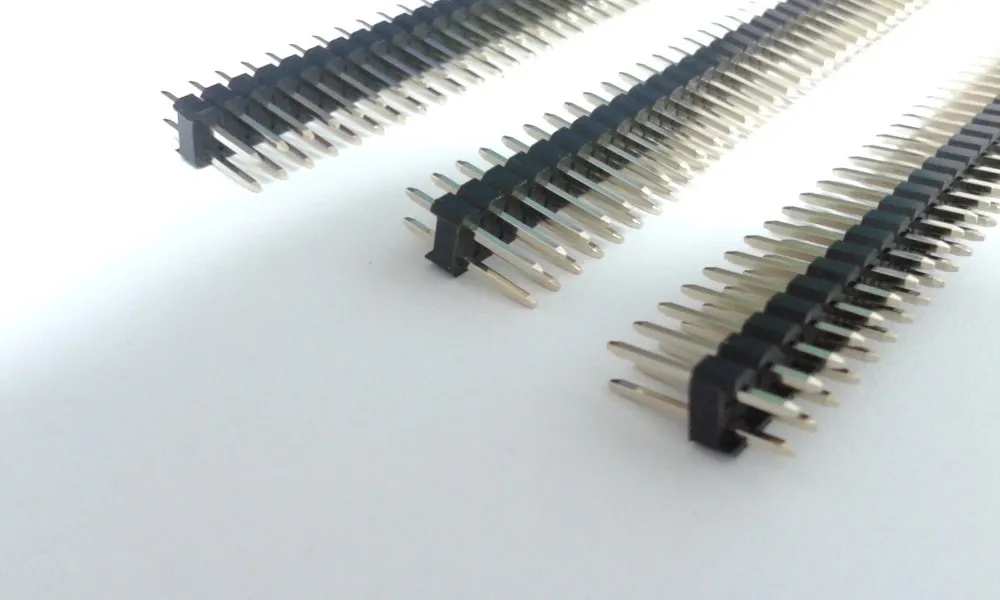 300 шт. x 2,54 мм 40Pin 1/2 ряда с прямыми углами женский штыревой разъем