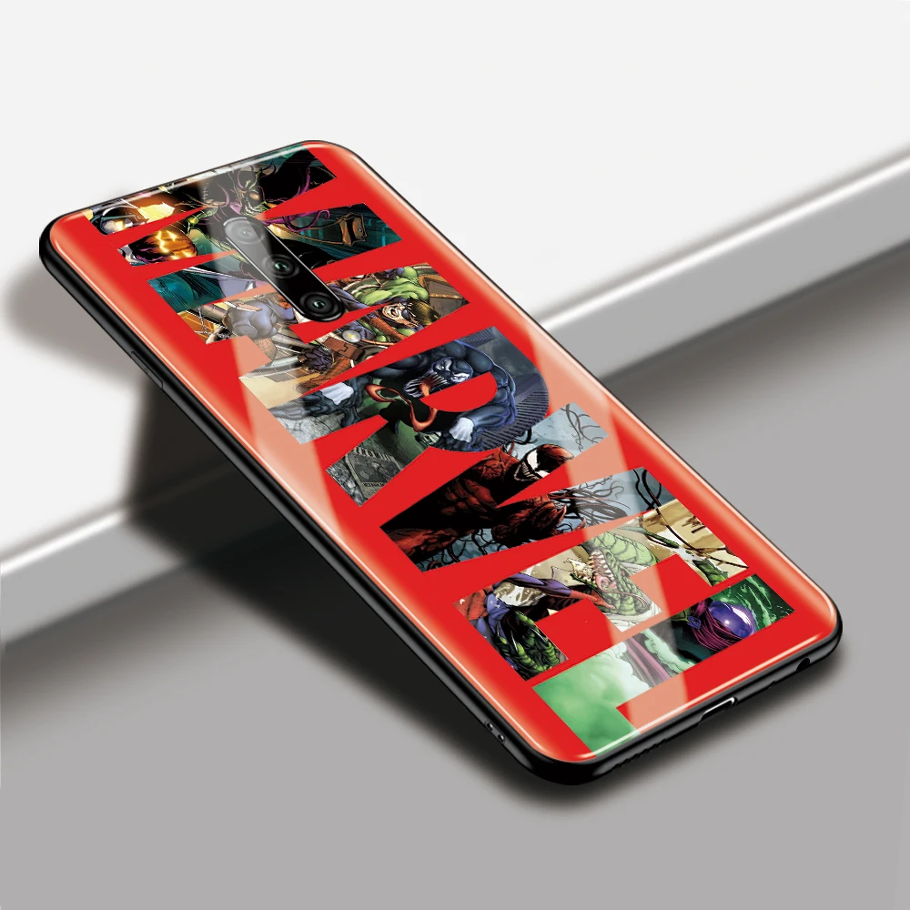 Для One plus 7t Марвел Мстители стекло закаленное чехол для Oneplus 1+ 5 5t чехол Oneplus 6 6t 7 pro DIY чехол для телефона
