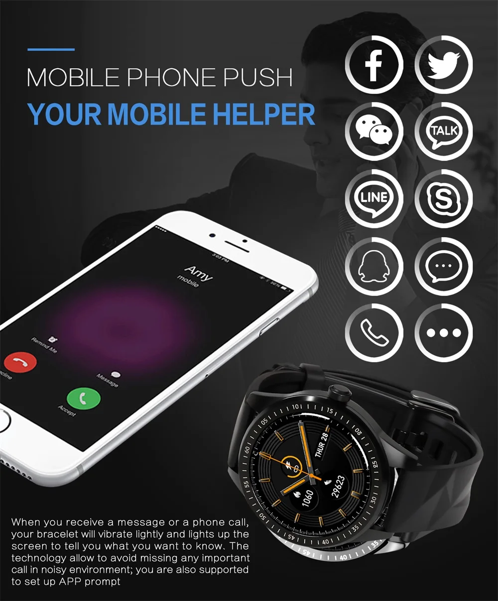 E1 Новая мода 18 языков в часах Смарт часы браслет группа smartwatch IP68 Водонепроницаемый фитнес трекер спортивный шагомер