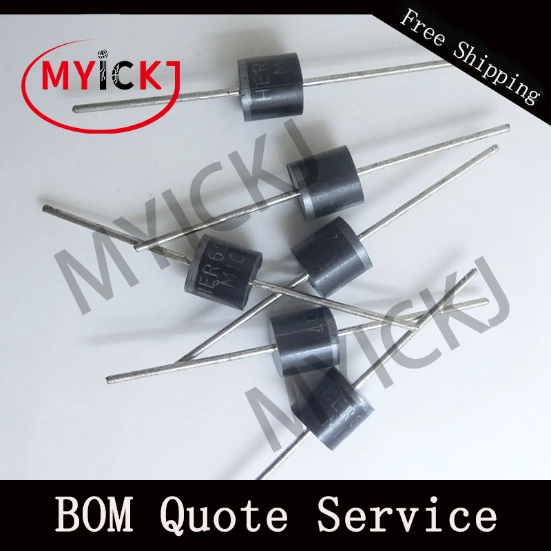 

20PCS HER607 Rectifier Diode 6.0A HIGH EFFICIENCY RECTIFIER IC CHIP