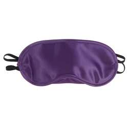 Silk Padded Sleep Eye Mask - Luxurious Relaxation Eyewear (Purple)