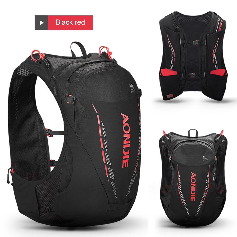 10L Outdoor Mesh Hydration Vest Lightweight Running Hydration Vest Backpack Breathable Running Vest For Cycling Hiking Climbing