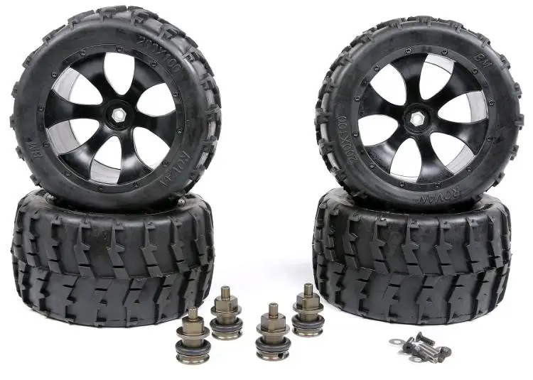 Большой набор колес для Rofun rovan LT trucks, SLT, Baja 4wd, LOSI 5ive T KM X2. 30 градусов Северный грузовик, RC автозапчасти