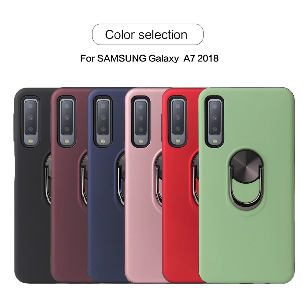Для Samsung Galaxy A7 A10E A20E A30 A50 A60 A70 A80 J6 плюс Note10 pro s8 плюс s9 Plus кольцо ящик для хранения 90 градусов+ кольцо пластина