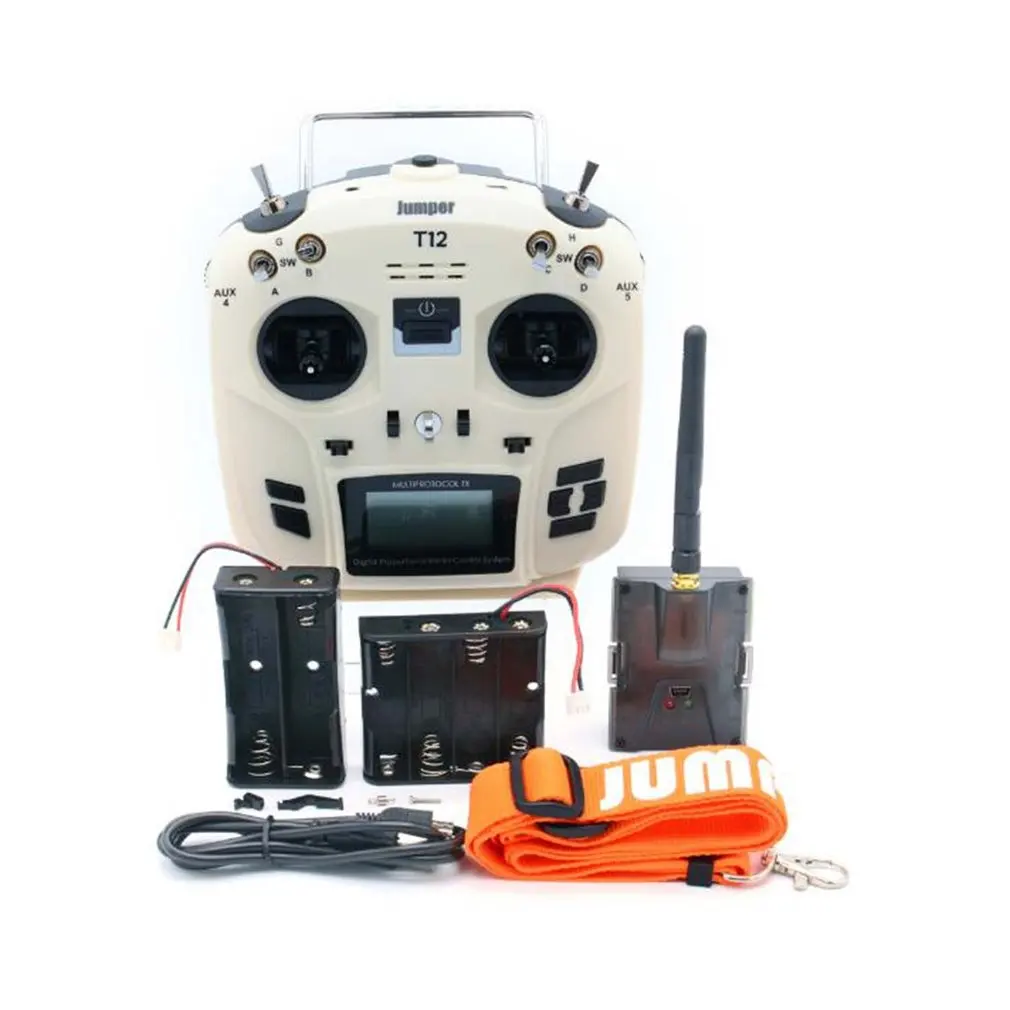 

Jumper T12 OpenTX 12ch transmitter Radio Remote Controller with JP4-in-1 Multi-protocol RF Module for RC Drone Car Boat