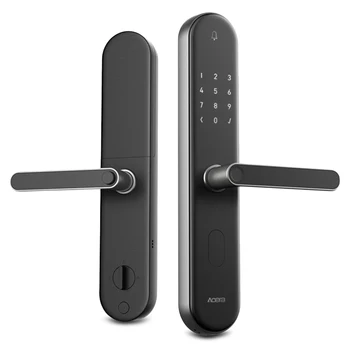 

AQara S2 Fingerprint Intelligent Door Lock High Recognition Password Key smart Door Lock for home Monitor Lock Home Device