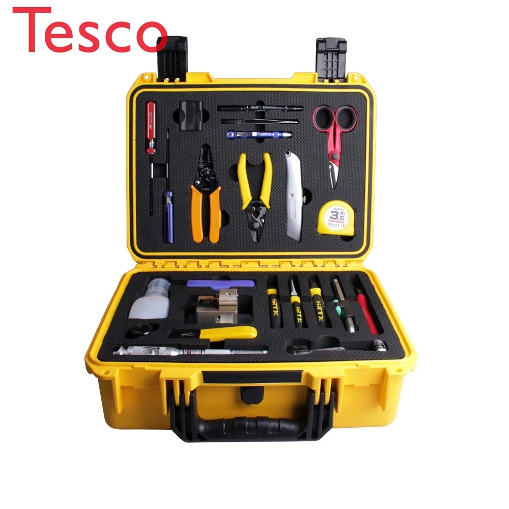 

Optical fiber terminal toolkit for fiber fusion and construction