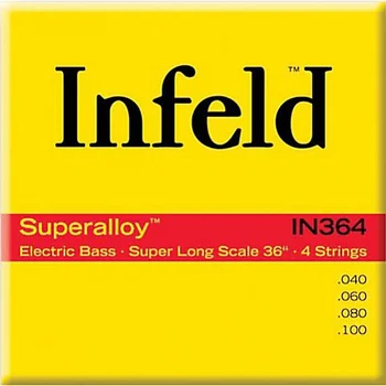 

In364 infield bass guitar string set, round braid, 40-100, Thomastik
