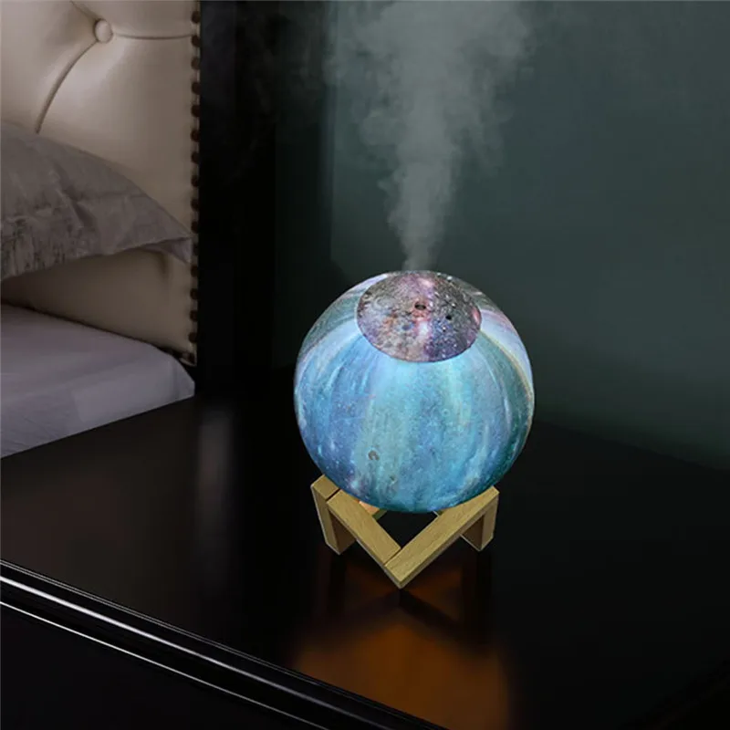 Portable Night Light Mini For Home USB Humidifier Purifier Atomizer Air Purifier Diffuser Moon Light Lamparas 40DEC0303