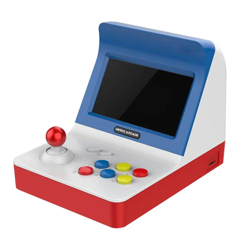 CoolBaby RS-07 игровая консоль для видеоигр ручной рокер Аркада 4,3 дюймов lcd 10 тренажеров двухъядерный процессор поддержка парная игра