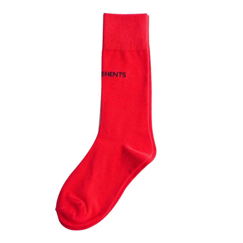 5 pairs red 5 пар/лот, женские свободные носки, осенне-зимние хлопковые носки, женские спортивные носки, новые модные свободные носки для девушек - Цвет: 5 pairs red