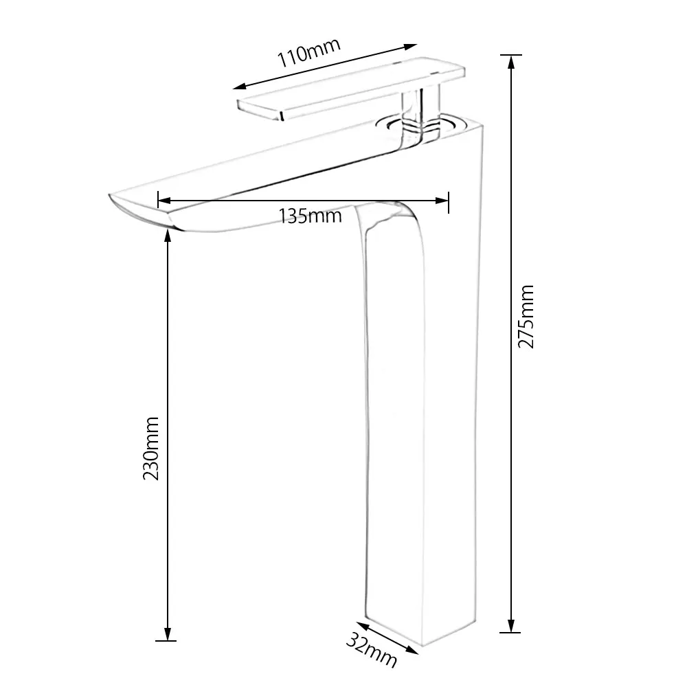 Luxury Bathroom Basin Faucet Single Lever Hot and Cold Water Basin Mixer Tap Bathroom Sink Faucet for Bathroom Accessory