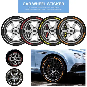 

Car Tire Sticker Car Tire Wheel Sticker Universal 3D Logo Auto Motorcycle Tires Stickers Wheels Label DIY Styling Decal