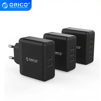 

Orico Travel Wall Charger USB Charger 5V2.4A EU Plug Mobile Phone Charger for Samsung iPhone