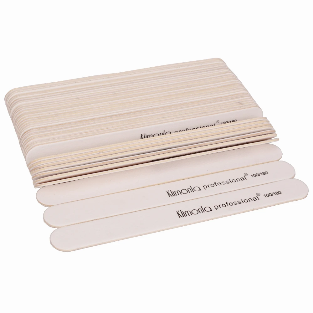 Lote Branco Unhas Arquivos 180 Grit Lixa Forte Grosso Double-sides Bloco Polimento Lixar Manicure Ferramentas Acessórios 100 Pçs - 6 180 grit lixa forte grosso double-sides bloco