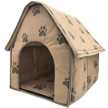 

Dog House Dog Blanket Foldable Small Footprints Pet Bed Tent Cat Litter Kennel Indoor Portable Travel Pet House Kennel Puppy Pad