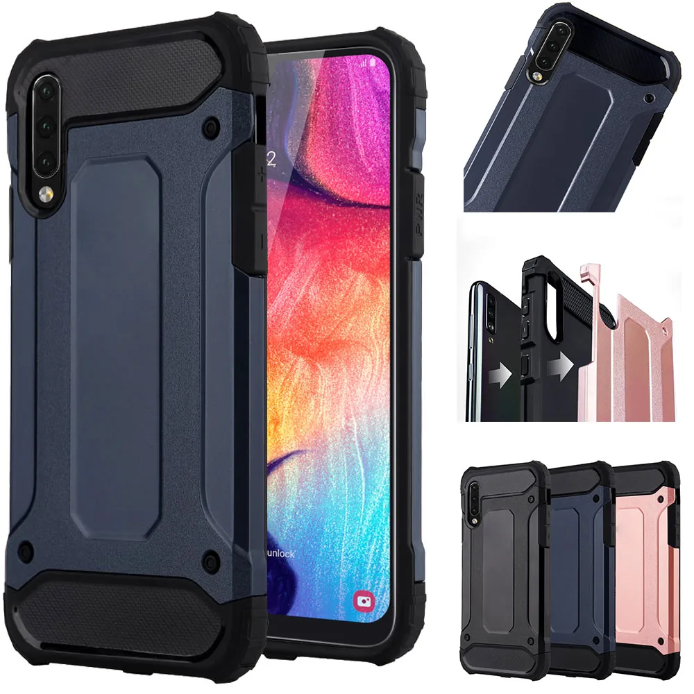 Гибридный прочный армированный чехол LCHULLE для Samsung Galaxy A10 A10e A20 A20e A30 A40 A50 A70 жесткий