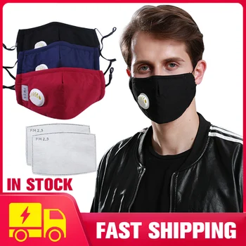 

Face Mask Filter Washable Reusable Cotton Mouth Mask Dust Mask Respirator PM2.5 Workplace Safety Sport Cycling Bicycle Bike