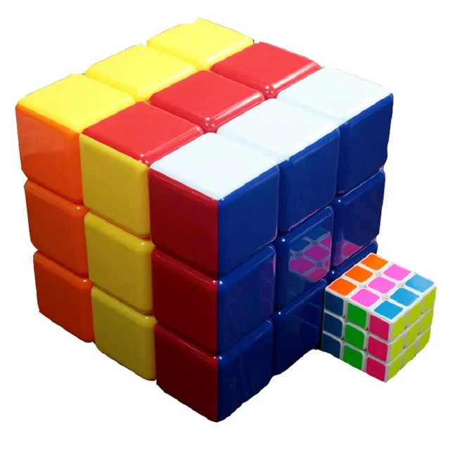Hot Selling 3x3x3 Cube 18cm Super Big 9cm 7cm 6cm Magic Puzzle 3x3 Cubo magico Professional Educational Toy for kid best gift 1