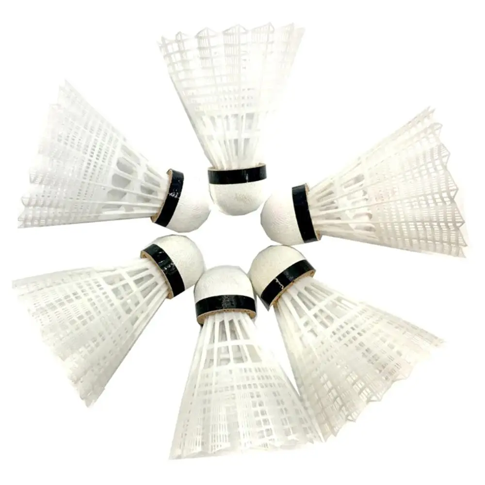 New 6Pcs Feather Badminton Ball Shuttlecocks Sport Training Game badminton feather cordage badmintonW