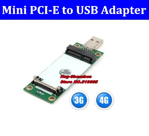 

Переходник Mini PCIe/USB (со слотом для SIM-карты) для тестового преобразователя 3G/4G WWAN и Wi-Fi (USB Type)