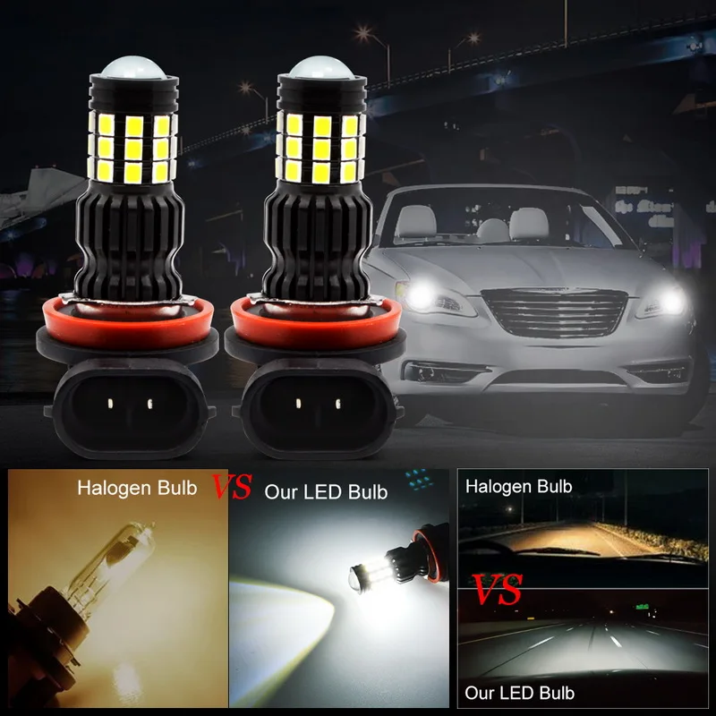 Safego 1 шт. H11 светодиодный фонарь 2835 31 SMD свет для автомобиля Автомобильные противотуманные фары фара дальнего света лампы легко установить 750LM 12V~ 24V белого цвета