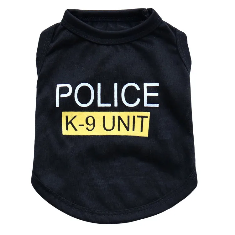 Новая стильная Одежда для питомцев, жилет для полицейской собаки, AliExpress Одежда для собак на весну и лето