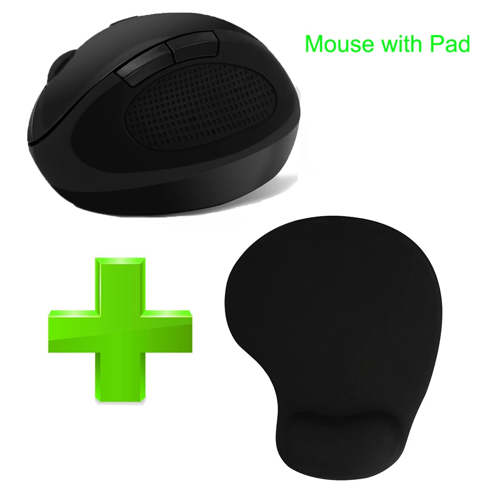 pc gaming mouse 2.4G Ergonomic Vertical Wireless Optical Mouse Gaming Mice 800/1200/1600DPI USB Computer 5D Mini Small Hand Mouse With Mouse Pad silent wireless mouse Mice