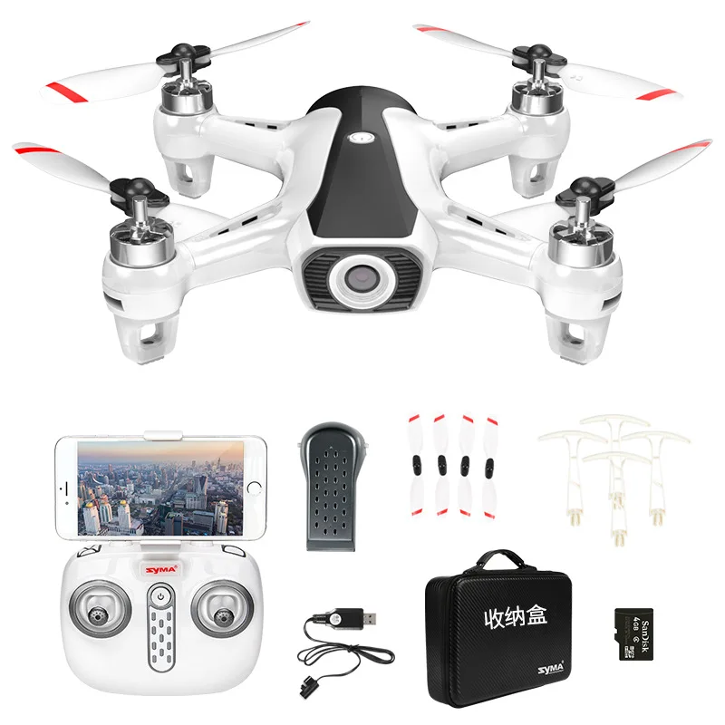 SYMA-W1PRO Радиоуправляемый Дрон Профессиональный 4k Дроны с двойной камерой HD 1080P 5G передача изображения Вертолет Дистанционное управление gps Дрон - Цвет: W1PRO