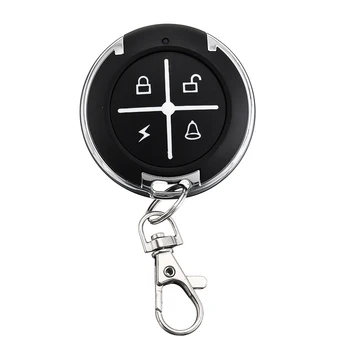 

433/315MHZ Remote Control Black Round Self-copying Transmitter For Electric Door Garage Gate Wireless Remote Switch