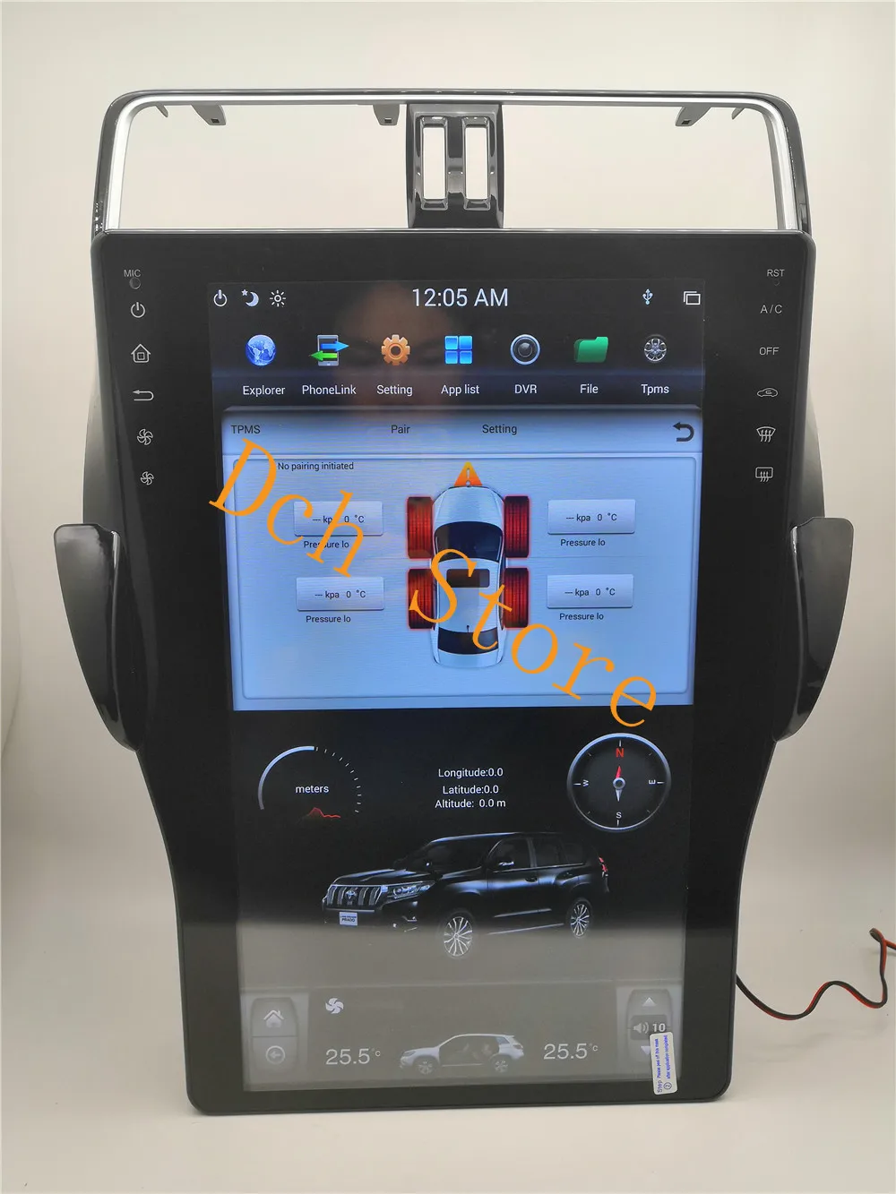 16 ''вертикальный экран tesla стиль Android 9 0 автомобильный DVD плеер GPS навигация для