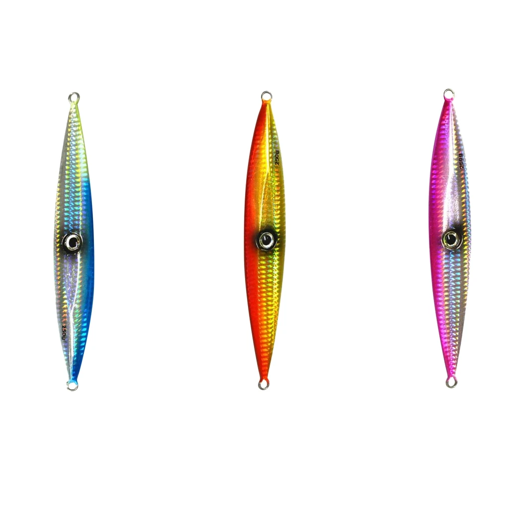 250g 19.5cm Metal Fishing Lure Vertical Jigging Bait Hard Heavy Weight Bait Crankbait for Casting