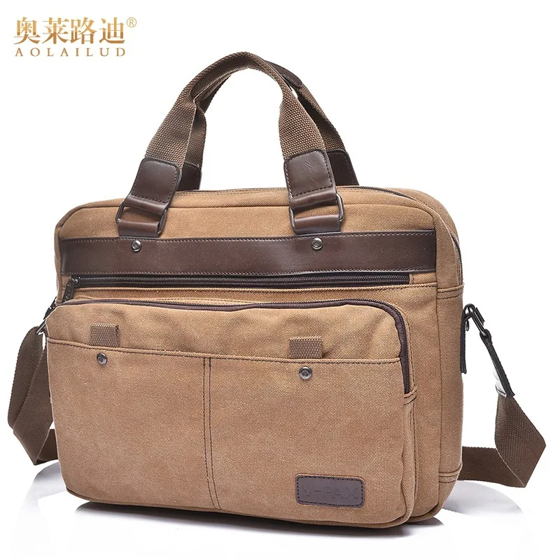 

2019 New Style Occident Fashion Business MEN'S Single-shoulder Bag Wear-Resistant Cross-body Canvas Bag Casual Handbag Men's