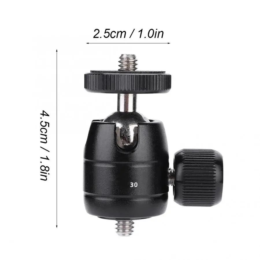 Ulanzi-30 P двойной 1/" винт шаровой головкой адаптер для DSLR камеры ЖК-монитор Горячая Распродажа